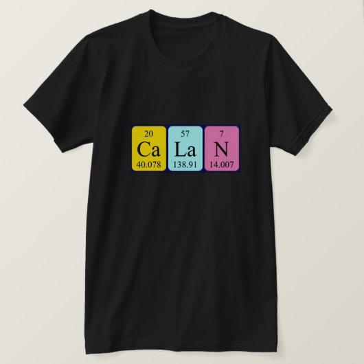 Calan Periodenname Shirt (Design vorne)