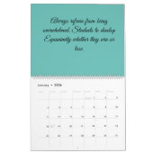 Calander 2024 Motivierend Zitate von Bhagawad Gita Kalender (Jan 2026)