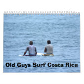 Calander, alte Typ-Brandung Costa Rica Kalender (Titelbild)