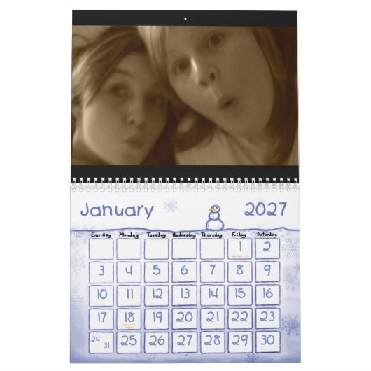 Calander Kalender (Jan 2027)