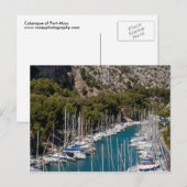 Calanque von Port-Miou Postkarte (Vorne/Hinten)