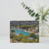 Calanque von Port-Miou Postkarte (Stehend Vorderseite)
