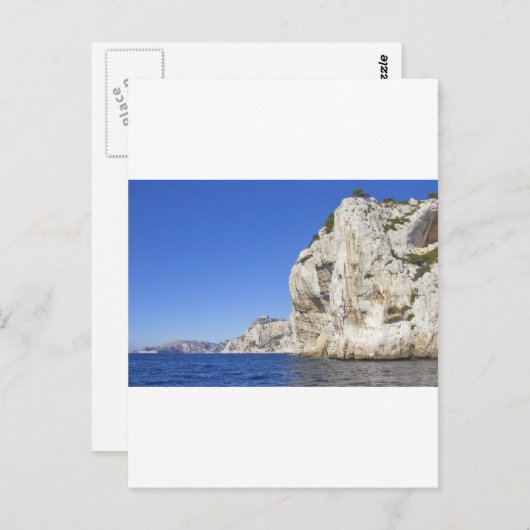 Calanques in Cassis Postkarte (Vorne/Hinten)
