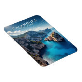Calanques Nationalpark Frankreich Reise Magnet (Rechte Seite)