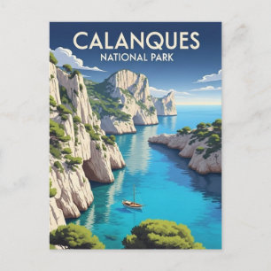 Calanques Nationalpark Frankreich Reise Postkarte