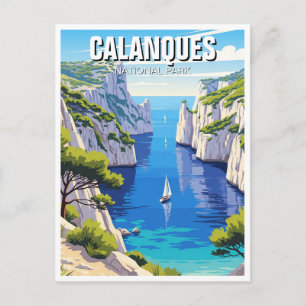 Calanques Nationalpark Frankreich Reise Postkarte