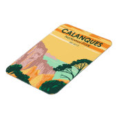 Calanques Nationalpark Frankreich Vintag Magnet (Linke Seite)