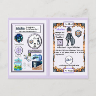 Calastian - Ritter Californium Sword Postkarte