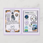 Calastian - Ritter Californium Sword Postkarte (Rückseite)