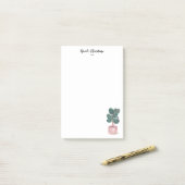 Calathea Gebet Pflanze KUSTIVIEREN IT Notepad Post-it Klebezettel (Auf Schreibtisch)