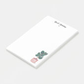 Calathea Gebet Pflanze KUSTIVIEREN IT Notepad Post-it Klebezettel (angewinkelt)