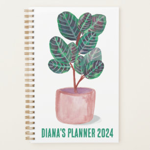 Calathea Gebet Pflanze Wasserfarben Häuserpflanze Planer