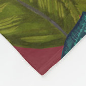 Calathea-Pflanze Fleecedecke (Ecke)