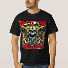 Calavera Alada: El Poder del Heavy Metal Español T-Shirt