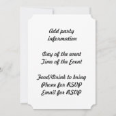 Calavera Amigas Einladung (Rückseite)