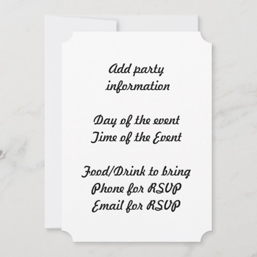 Calavera Amigas Einladung (Rückseite)