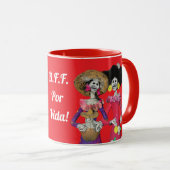 Calavera Amigas Tasse (VorderseiteRechts)