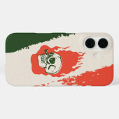 Calavera Caliente - flammender Schädel mit Mustach Case-Mate iPhone Hülle (Rückseite (Horizontal))