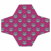 Calavera Cat Art Pattern Fußball (Flach)