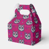 Calavera Cat Art Pattern Geschenkschachtel (Rückseite)