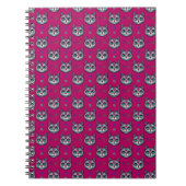 Calavera Cat Art Pattern Notizblock (Vorderseite)