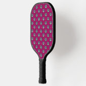Calavera Cat Art Pattern Pickleball Schläger (Links)