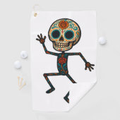 Calavera Dancer Golf Handtuch (Insitu)