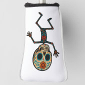 Calavera Dancer Putter Cover Golf Headcover (Rotieren 90)