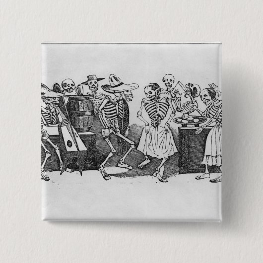 Calavera du Jarabe d'outretombe Button (Vorderseite)