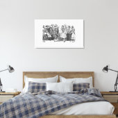 Calavera du jarabe d'outretombe' leinwanddruck (Insitu (Schlafzimmer))