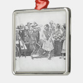 Calavera du Jarabe d'outretombe Silbernes Ornament (Links)