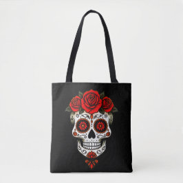 Calavera Florale - Die Kunst des Todes an der Tür Tasche