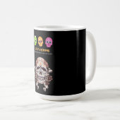 Calavera, getauchte Knochen: Tod durch Kutschen Kaffeetasse (VorderseiteRechts)