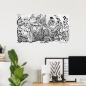 Calavera im 20. Jahrhundert Poster (Heimbüro)