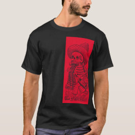 Calavera in Red T-Shirt