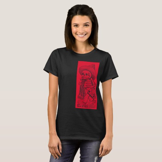 Calavera in Red T-Shirt (Vorne ganz)
