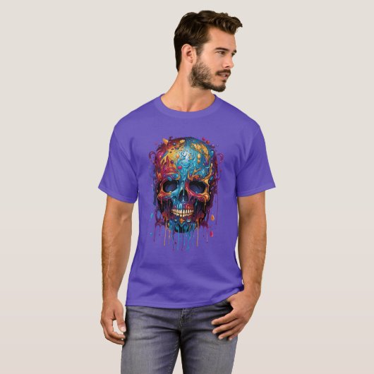 calavera multicolor T-Shirt (Vorne ganz)