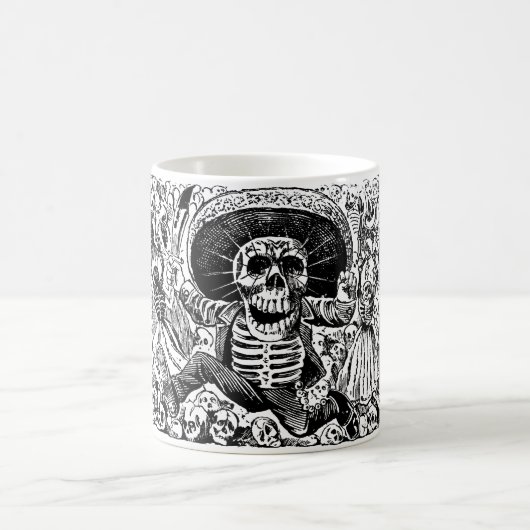 Calavera Oaxaqueña durch José Guadalupe Posada Kaffeetasse (Mittel)