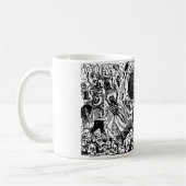 Calavera Oaxaqueña durch José Guadalupe Posada Kaffeetasse (Links)