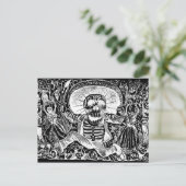 Calavera Oaxaquena Postcard Postkarte (Stehend Vorderseite)