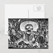 Calavera Oaxaquena Postcard Postkarte (Vorne/Hinten)