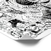 Calavera Oaxaqueña von José Guadalupe Posada 1903 Poster (Ecke)