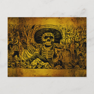 Calavera Oaxaqueña von José Guadalupe Posada Postkarte