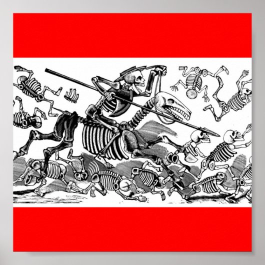 "Calavera of Don Quixote" circa early 1900's Poster (Vorne)