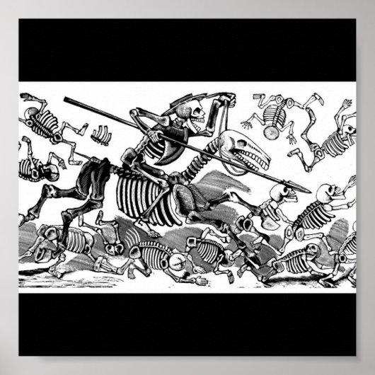 "Calavera of Don Quixote" um den Beginn des 19. Ja Poster (Vorne)