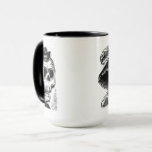 Calavera Paare Tasse (Vorderseite Links)