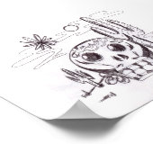 Calavera Poster (Ecke)
