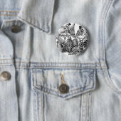 Calavera Radfahrer circa spätem 1800's Mexiko Button (Beispiel)