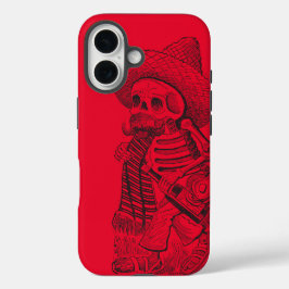 Calavera Red iPhone 16 Hülle