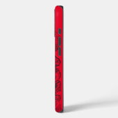 Calavera Red Case-Mate iPhone Hülle (Rückseite / Links)